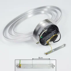 hofstein Plafonnier Maluma Chrome, 1 lumière