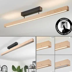 hofstein Plafonnier Mansupa LED Écru, Noir, 3 lumières