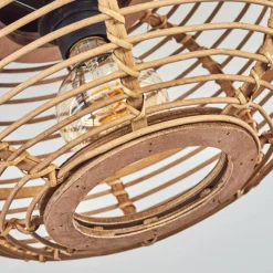 Style Boho-Chic-hofstein Plafonnier Manteau Écru, 1 lumière