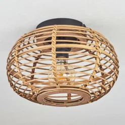 Style Boho-Chic-hofstein Plafonnier Manteau Écru, 1 lumière