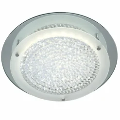 Luminaires Mantra Plafonnier Mantra CRYSTAL MIRROR LED Chrome, 1 lumière* Éclairage Led