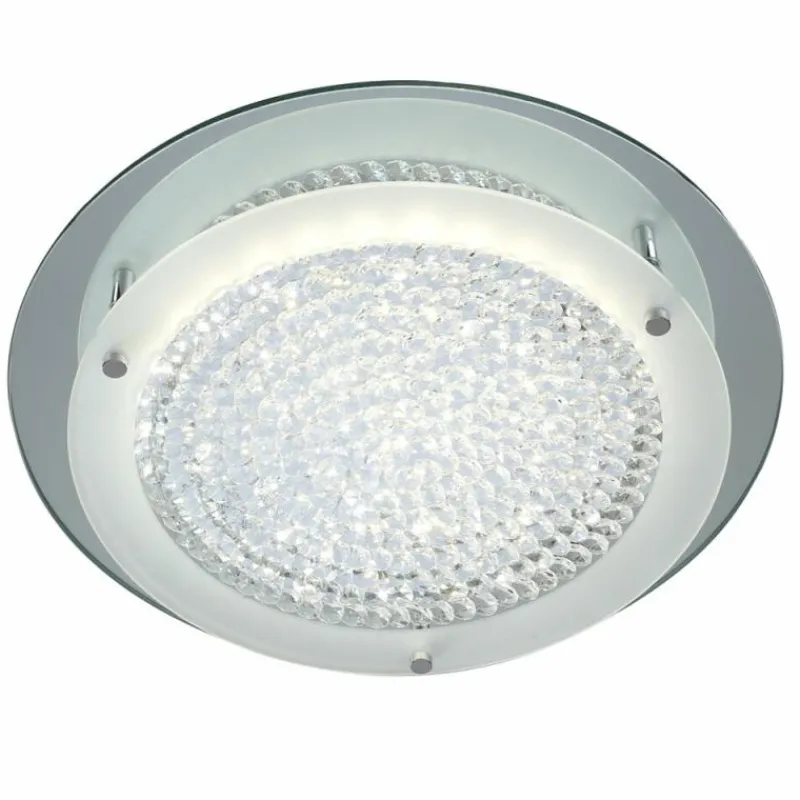 Luminaires Mantra Plafonnier Mantra CRYSTAL MIRROR LED Chrome, 1 lumière* Éclairage Led