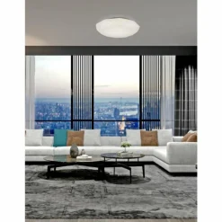 Luminaires Mantra Plafonnier Mantra DIAMANTE SMART LED Blanc, 1 lumière, Télécommandes