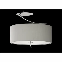 Lampes En Tissu-Luminaires Mantra Plafonnier Mantra Eve Chrome, 2 lumières