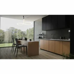 Luminaires Mantra Plafonnier Mantra NUR LINE LED Chrome, Blanc, 1 lumière* Éclairage Led