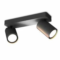 Luminaires Mantra Plafonnier Mantra SAL BLACK Noir, 2 lumières* Plafonniers