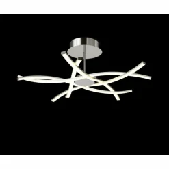 Luminaires Mantra Plafonnier Mantra STAR LED Chrome, 1 lumière* Éclairage Led