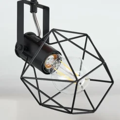 Lampes Vintages & Rétros-hofstein Plafonnier Maracambo Bois foncé, Noir, 1 lumière