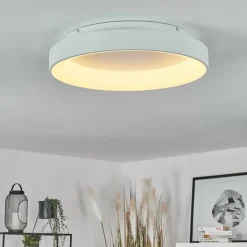 hofstein Plafonnier Maraya LED Blanc, 1 lumière, Télécommandes