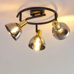 hofstein Plafonnier Mariefred Noir, 3 lumières