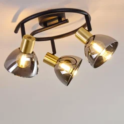 hofstein Plafonnier Mariefred Noir, 3 lumières