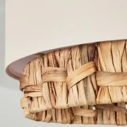 Lampes En Tissu-hofstein Plafonnier Marieux Noir, 2 lumières