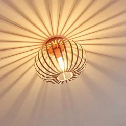 Lampes Vintages & Rétros-hofstein Plafonnier Mattmar Rose, 1 lumière