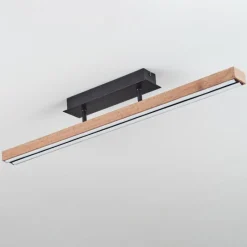 hofstein Plafonnier Maumela LED Noir, 1 lumière