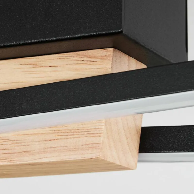 hofstein Plafonnier Meiral LED Écru, Noir, 2 lumières