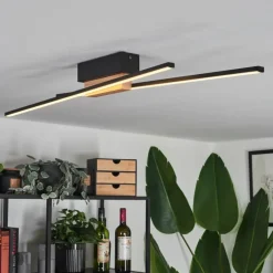 hofstein Plafonnier Meiral LED Écru, Noir, 2 lumières