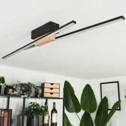 hofstein Plafonnier Meiral LED Écru, Noir, 2 lumières