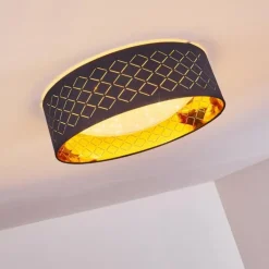 Lampes En Tissu-hofstein Plafonnier Meldal LED Blanc, 1 lumière