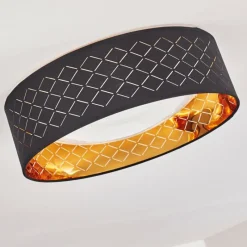 Lampes En Tissu-hofstein Plafonnier Meldal LED Blanc, 1 lumière