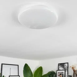 hofstein Plafonnier Melres LED Blanc, 1 lumière, Télécommandes