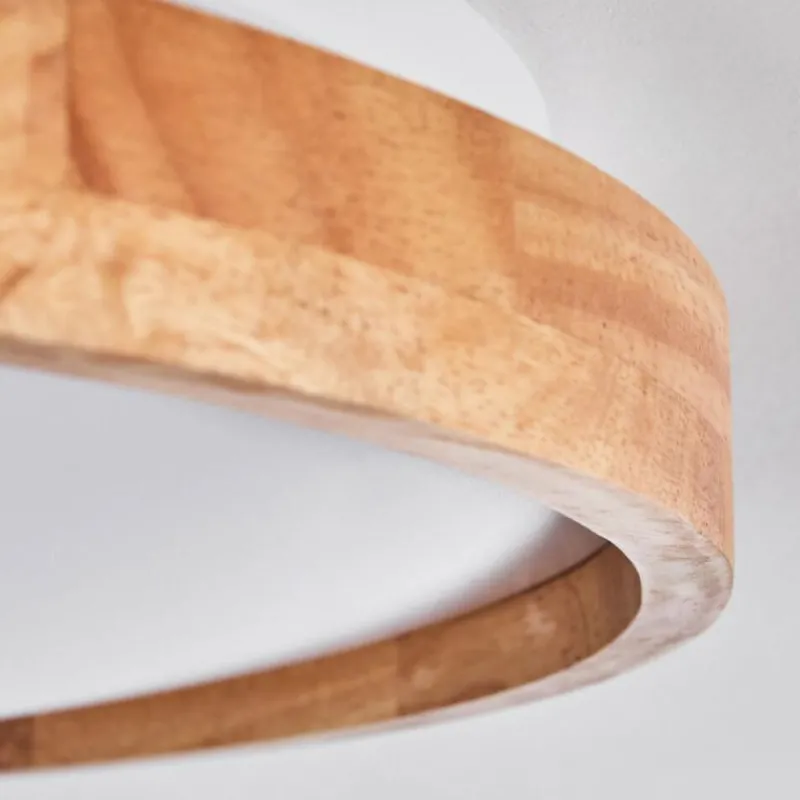 Luminaires Scandinaves-hofstein Plafonnier Menthonnex LED Blanc, 1 lumière, Télécommandes