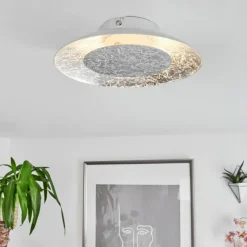 hofstein Plafonnier Merlo LED Argenté, 1 lumière