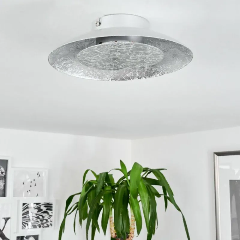 hofstein Plafonnier Merlo LED Argenté, 1 lumière