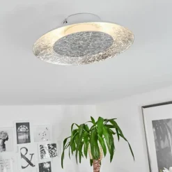 hofstein Plafonnier Merlo LED Argenté, 1 lumière