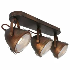 Luminaires Steinhauer Plafonnier MEXLITE Brun, 3 lumières* Spots Et Projecteurs