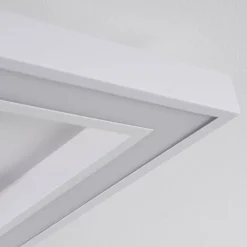 hofstein Plafonnier Minichu LED Noir, Blanc, 1 lumière, Télécommandes