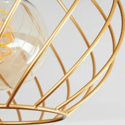 Lampes Industrielles-hofstein Plafonnier Miton Noir, 1 lumière