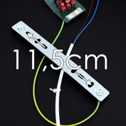 hofstein Plafonnier Moatize Noir, 2 lumières