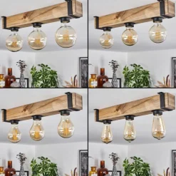 Luminaires Scandinaves-hofstein Plafonnier Montgomery Écru, 3 lumières