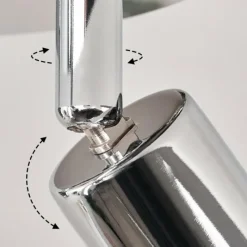 hofstein Plafonnier Morges LED Chrome, 3 lumières