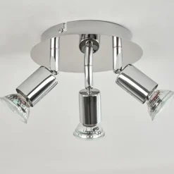 hofstein Plafonnier Morges LED Chrome, 3 lumières