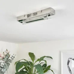 hofstein Plafonnier Morges LED Chrome, 1 lumière