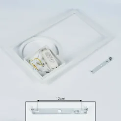 hofstein Plafonnier Moya LED Blanc, 1 lumière