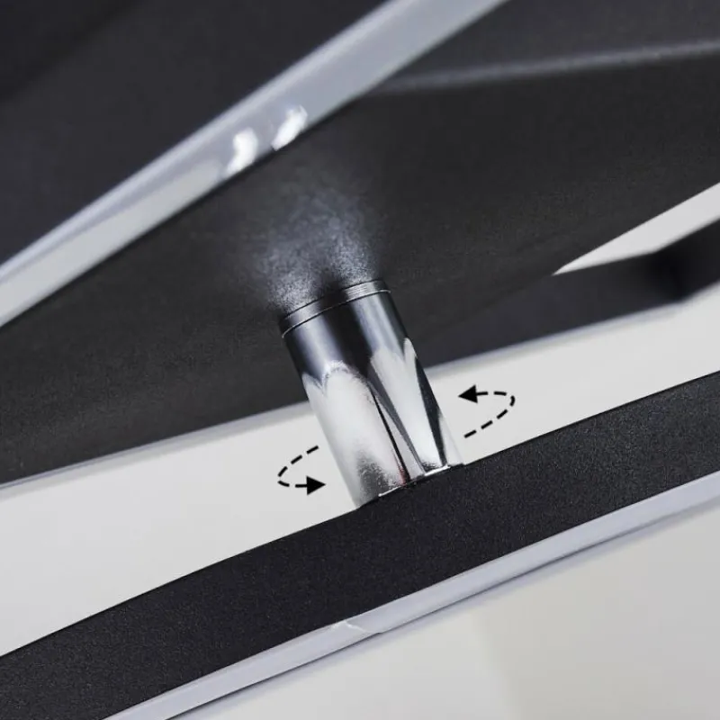 Lampe Plafonnier Moya LED Noir, 1 lumière* Éclairage Led