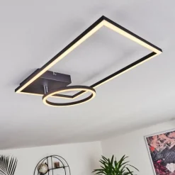Lampe Plafonnier Moya LED Noir, 1 lumière* Éclairage Led