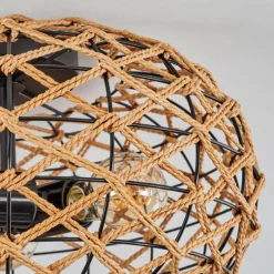 Luminaires Scandinaves-hofstein Plafonnier Mulstrand Écru, Noir, 3 lumières