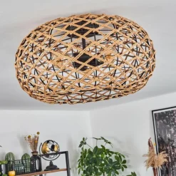 Luminaires Scandinaves-hofstein Plafonnier Mulstrand Écru, Noir, 3 lumières