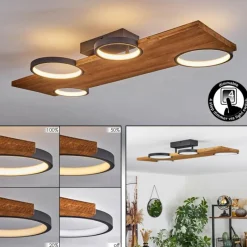 Luminaires Scandinaves-hofstein Plafonnier Musac LED Écru, 1 lumière