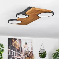 Luminaires Scandinaves-hofstein Plafonnier Musac LED Écru, 1 lumière