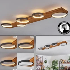 Luminaires Scandinaves-hofstein Plafonnier Musac LED Écru, 1 lumière