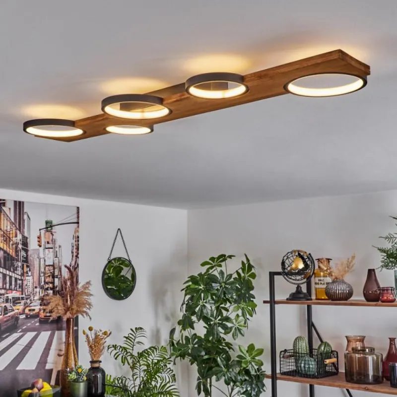 Luminaires Scandinaves-hofstein Plafonnier Musac LED Écru, 1 lumière