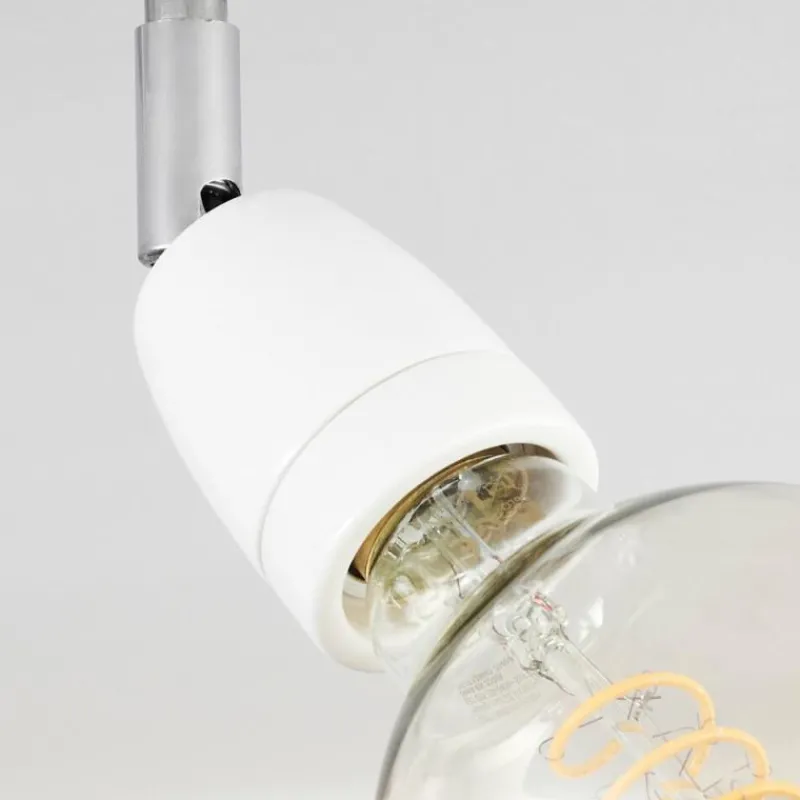 hofstein Plafonnier Musland Chrome, Blanc, 3 lumières* Spots Et Projecteurs