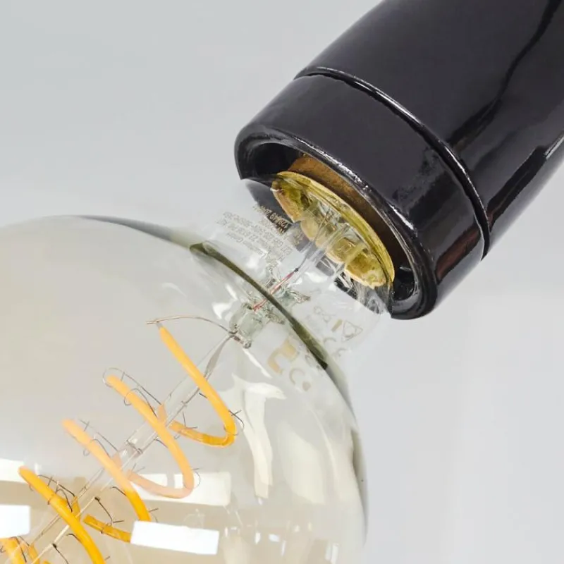 Lampes Dorées-hofstein Plafonnier Musland Or, Noir, 4 lumières