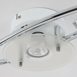 hofstein Plafonnier Naalisvaara Chrome, Blanc, 5 lumières