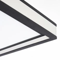 hofstein Plafonnier Nabbas LED Noir, 1 lumière