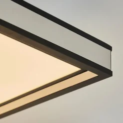 hofstein Plafonnier Nabbas LED Noir, 1 lumière